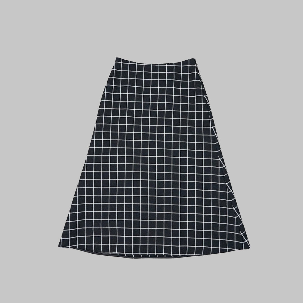 
                  
                    【MARNI】ブラックチェック ウールスカート
                  
                