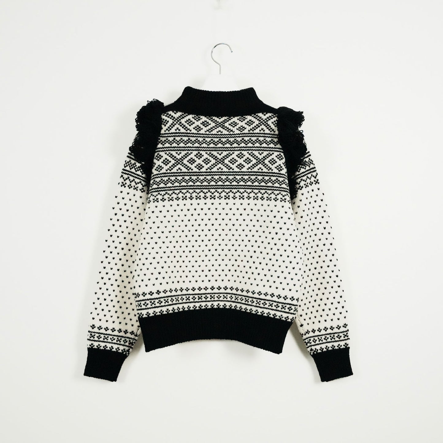
                  
                    NORDIC FRINGE SWEATER
                  
                