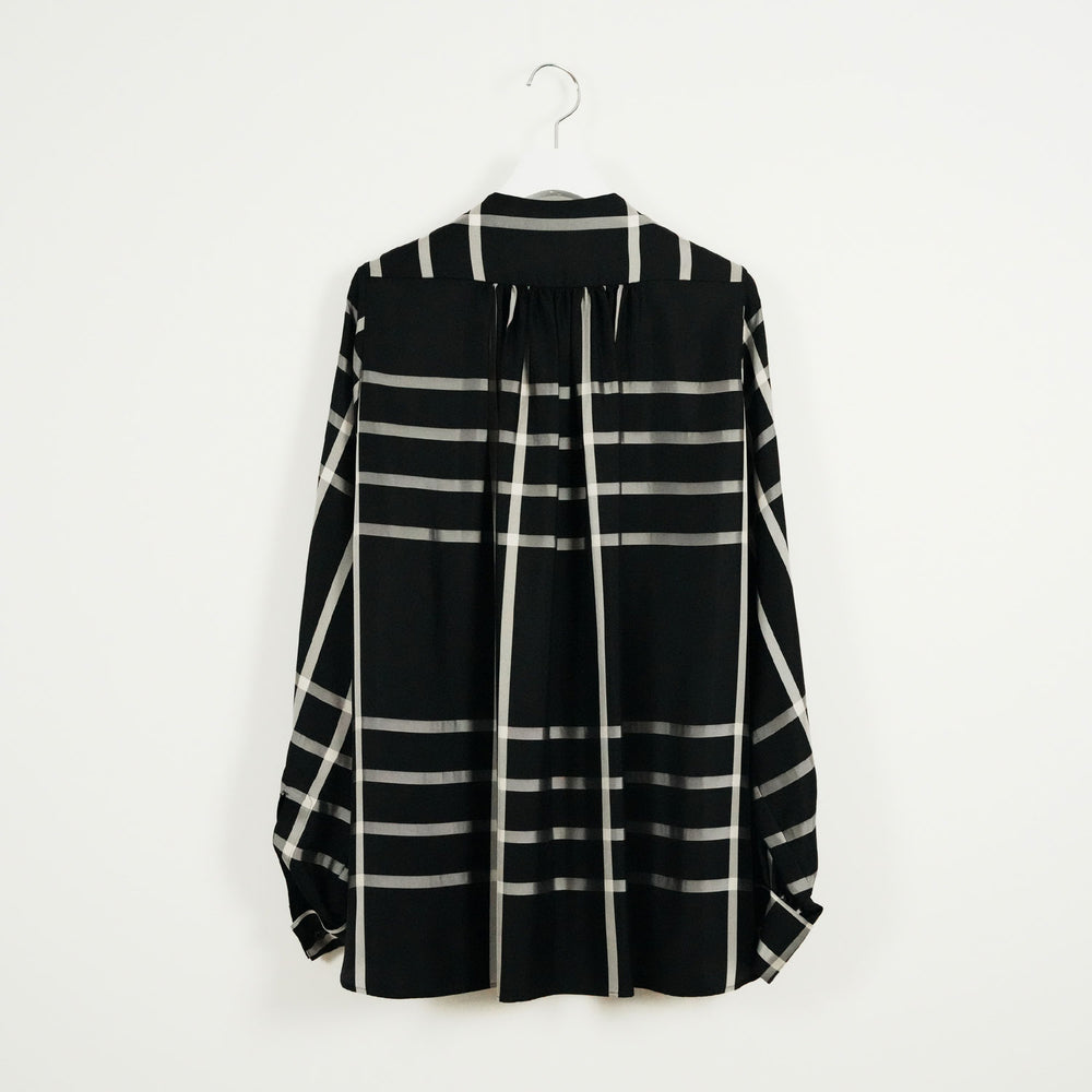 
                  
                    CUPRO CHECK PUSSY-BOW BLOUSE
                  
                