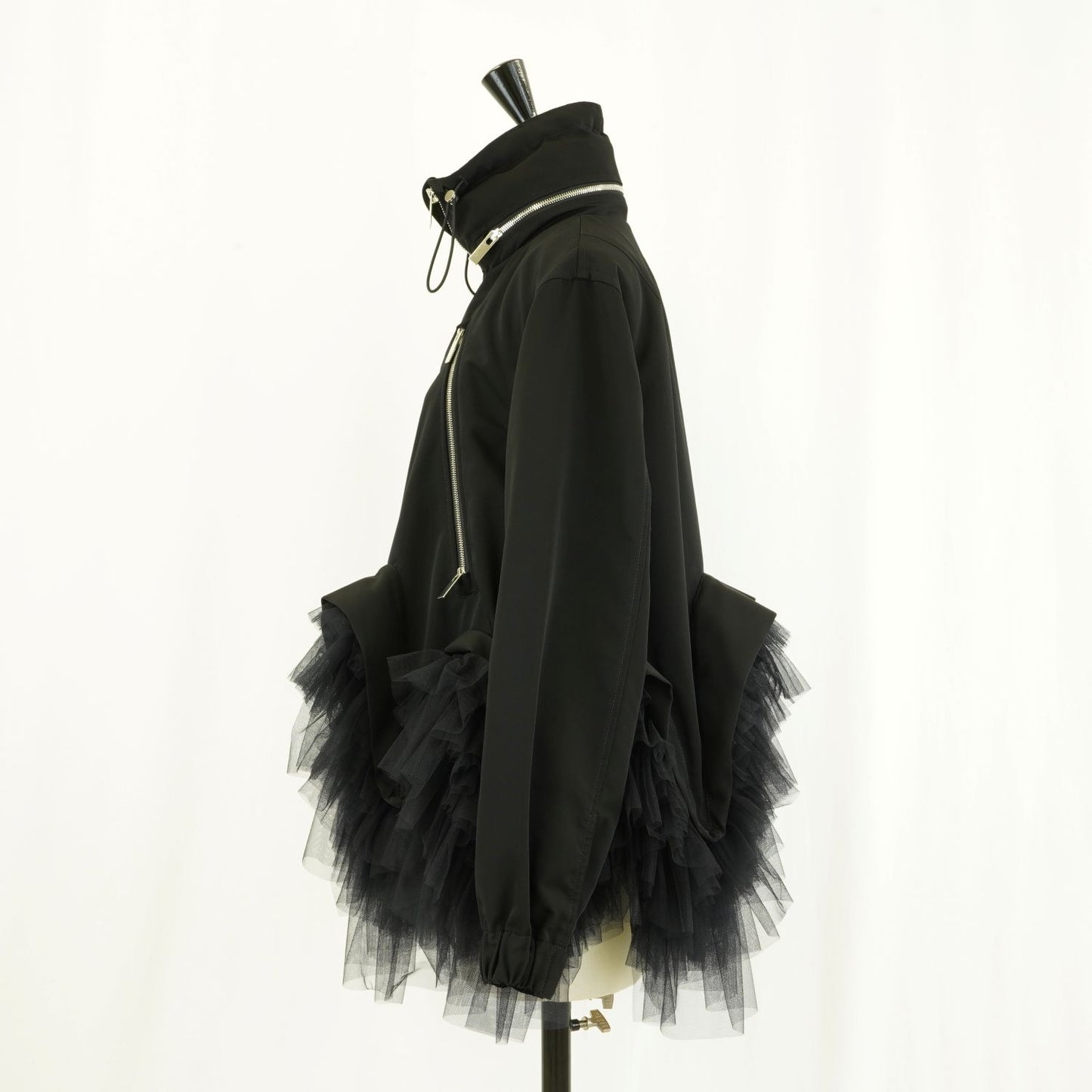 
                  
                    Grosgrain and tulle jacket
                  
                