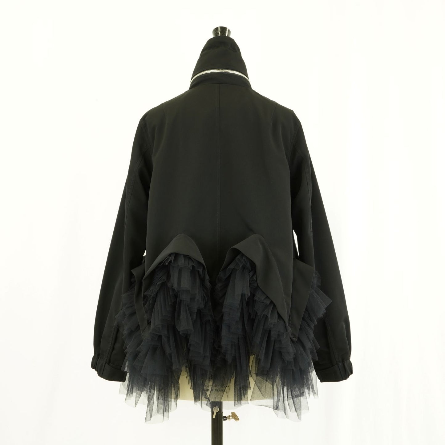 
                  
                    Grosgrain and tulle jacket
                  
                