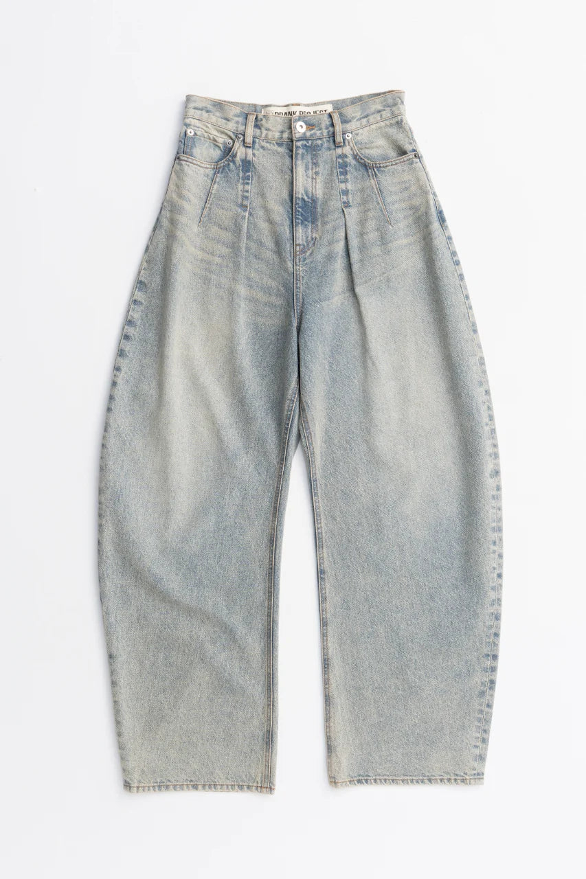 
                  
                    High-waisted Curved Denim
                  
                