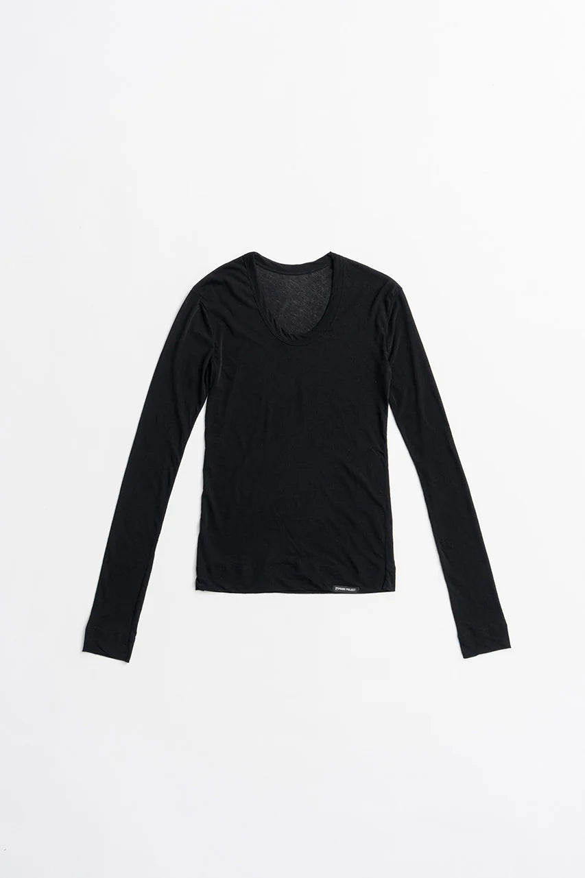 
                  
                    Scoop Neck Sheer Top
                  
                