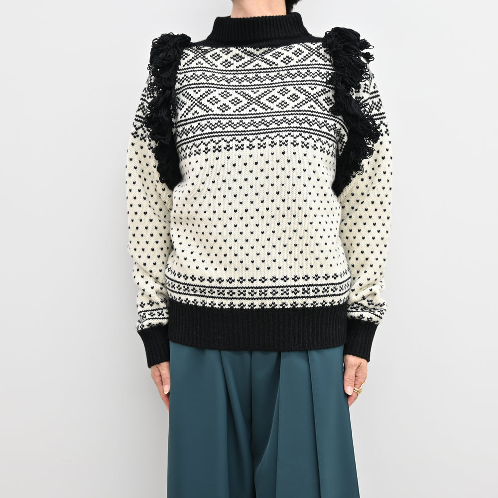 
                  
                    NORDIC FRINGE SWEATER
                  
                