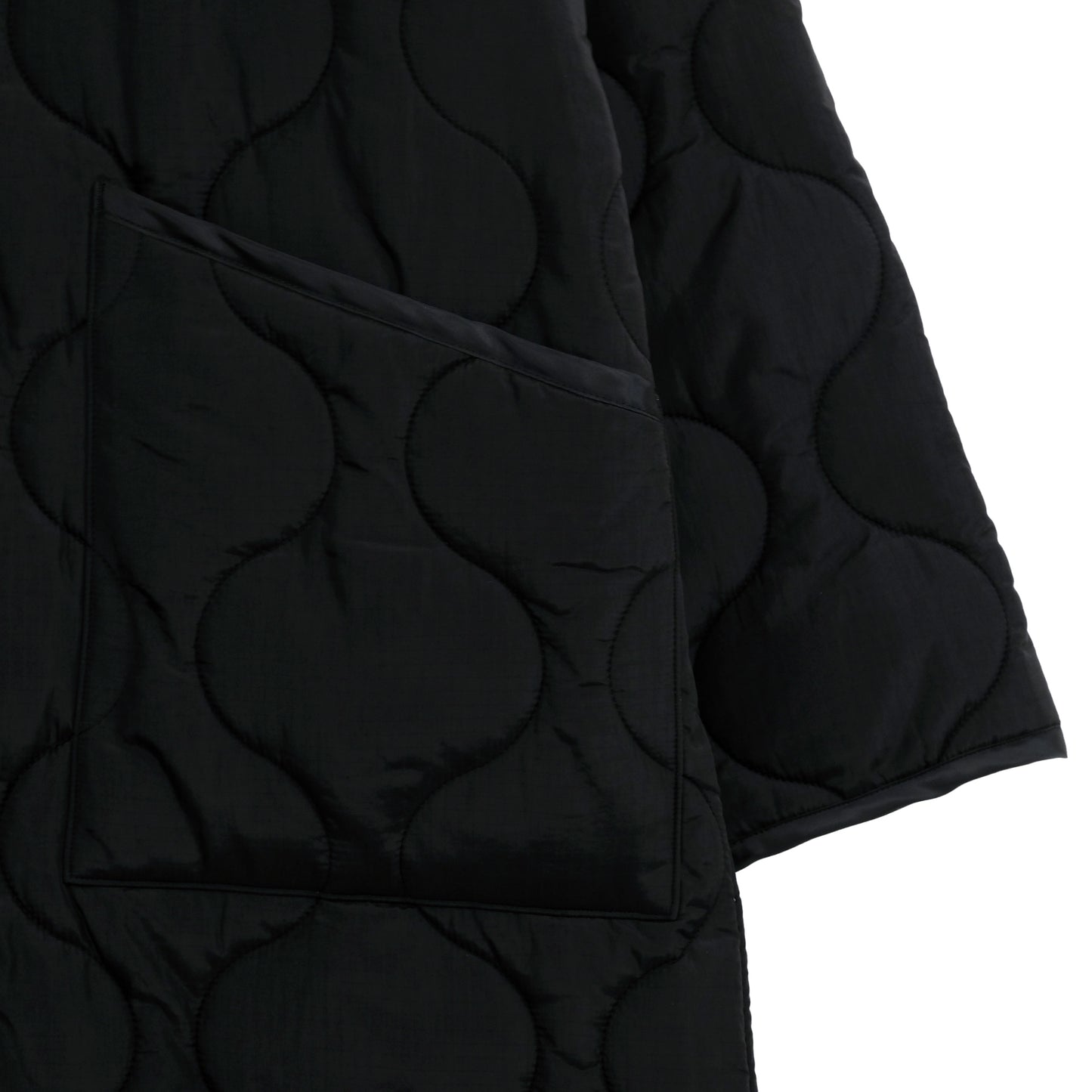 
                  
                    QUILTED LINER COAT
                  
                