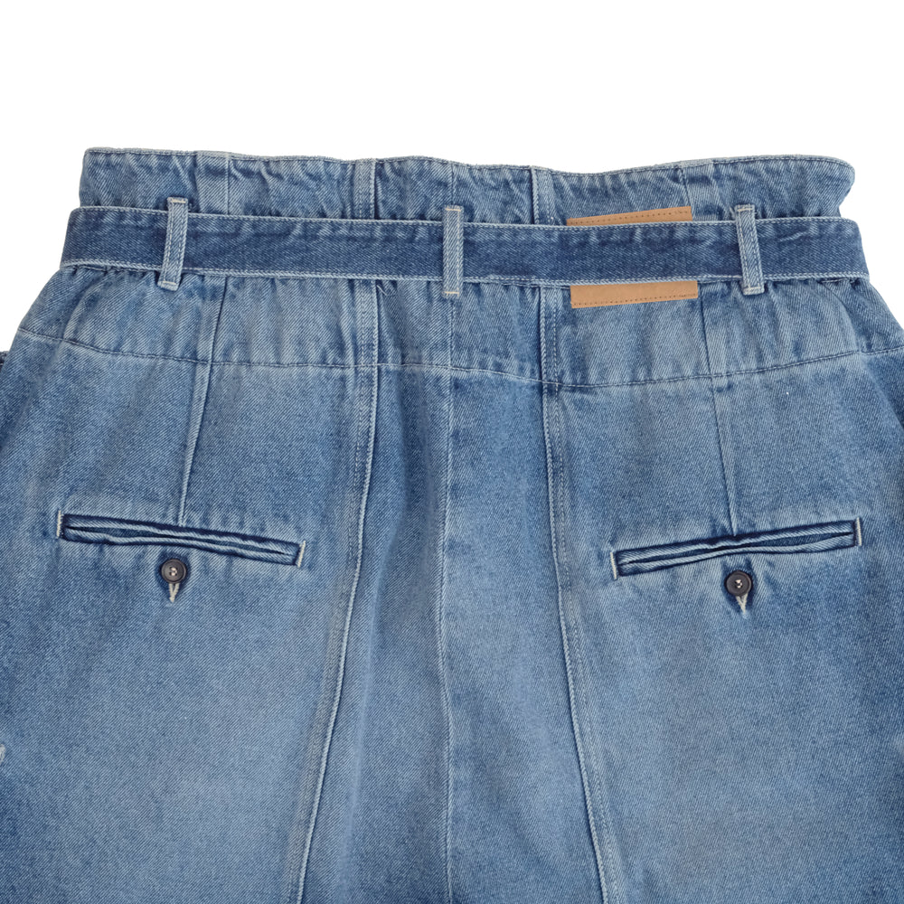 DENIM CARGO SHORTS – OBLIGE