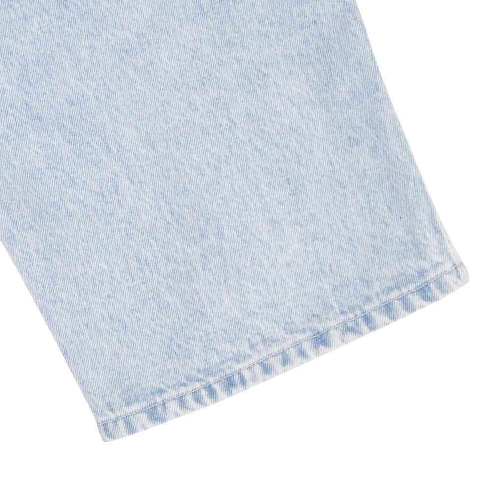 PLEATED DENIM PANTS – OBLIGE