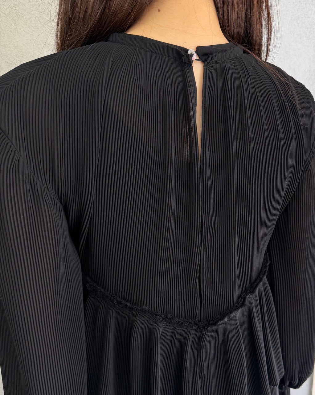 
                  
                    SHEER GEORGETTE PLEATED BLOUSE
                  
                