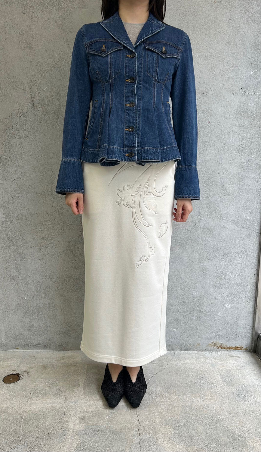 
                  
                    ORGANIC COTTON TAIL ORED DENIM JACKET -BLUE-
                  
                