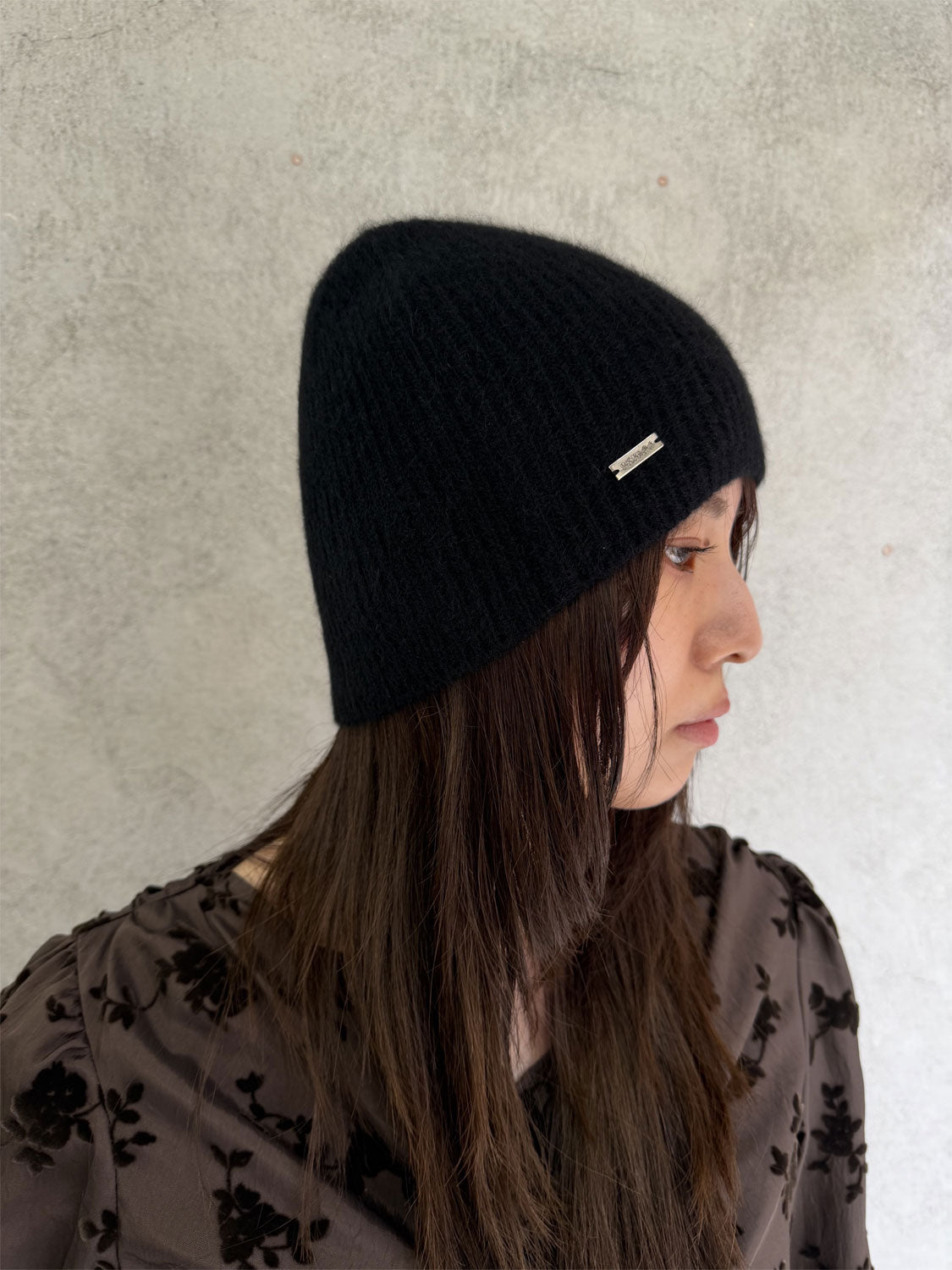 
                  
                    FOX-BLEND RIB KNIT BEANIE
                  
                