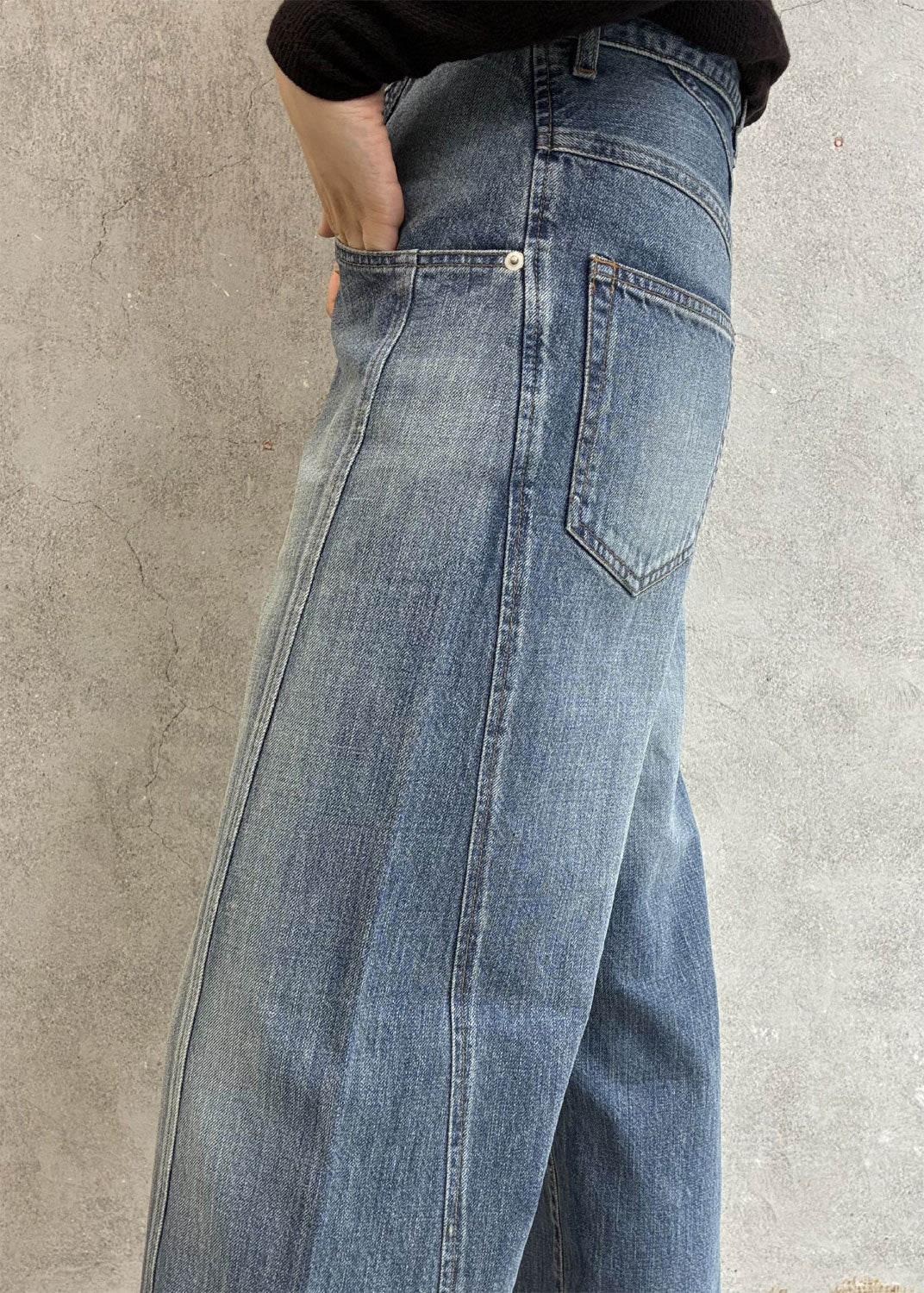 
                  
                    ORGANIC COTTON DENIM STRAIGHT JEANS
                  
                