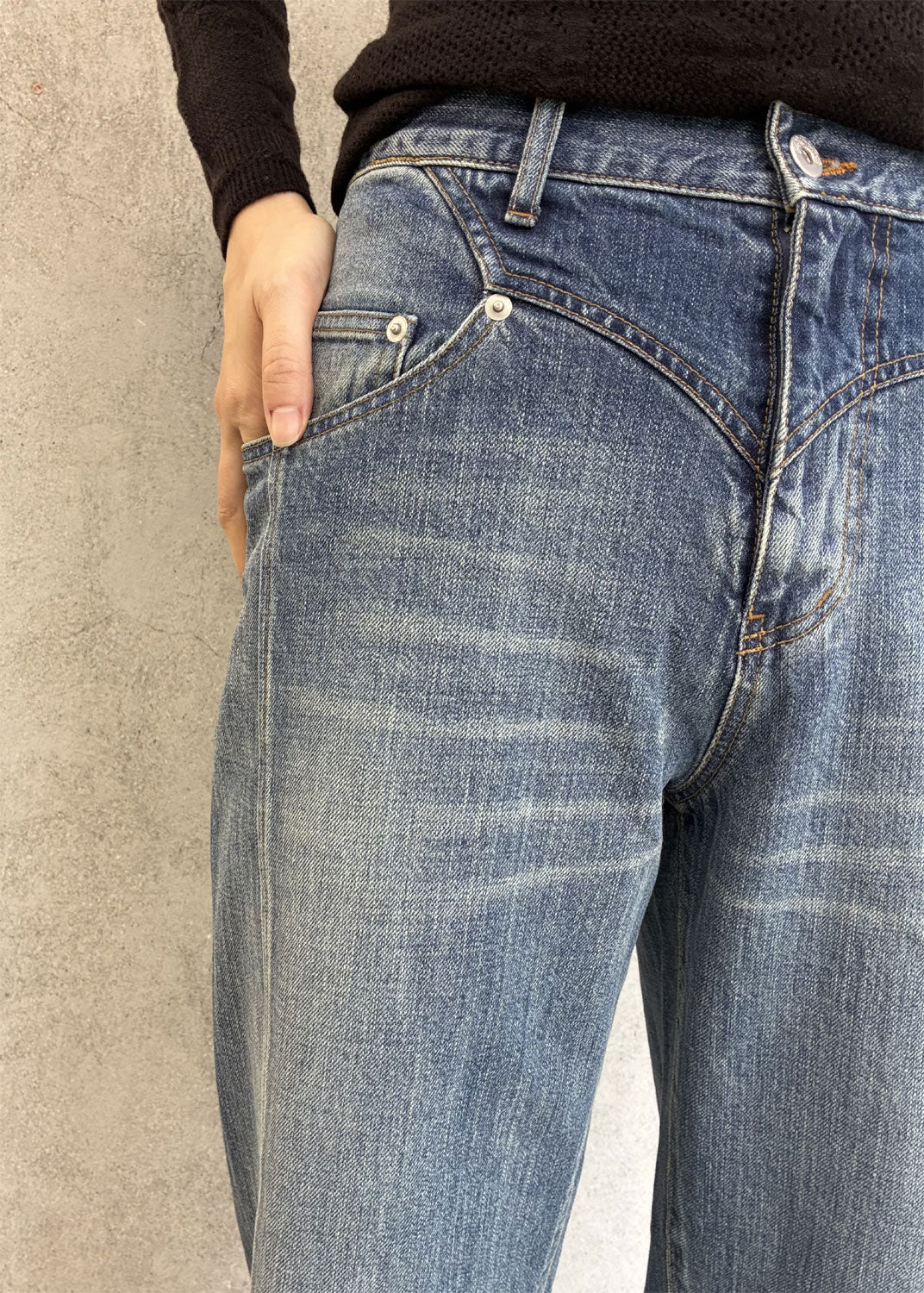 
                  
                    ORGANIC COTTON DENIM STRAIGHT JEANS
                  
                