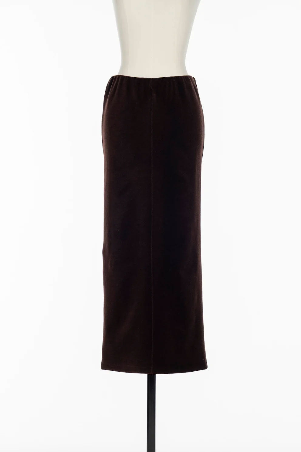 
                  
                    WOOL VELOUR PENCIL SKIRT
                  
                