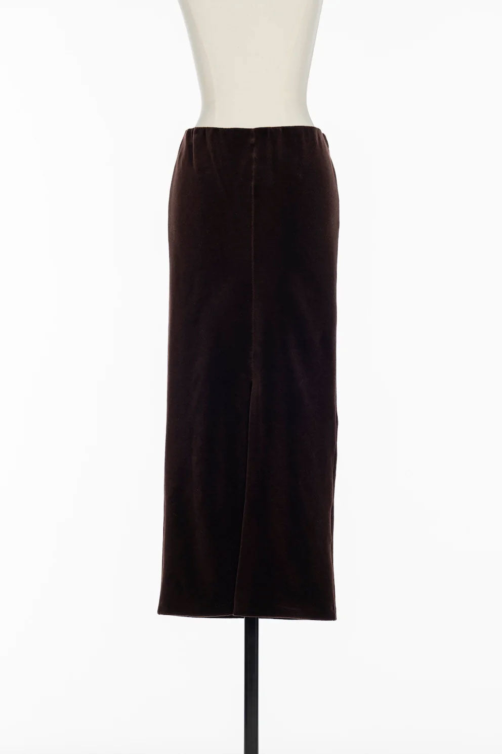 
                  
                    WOOL VELOUR PENCIL SKIRT
                  
                