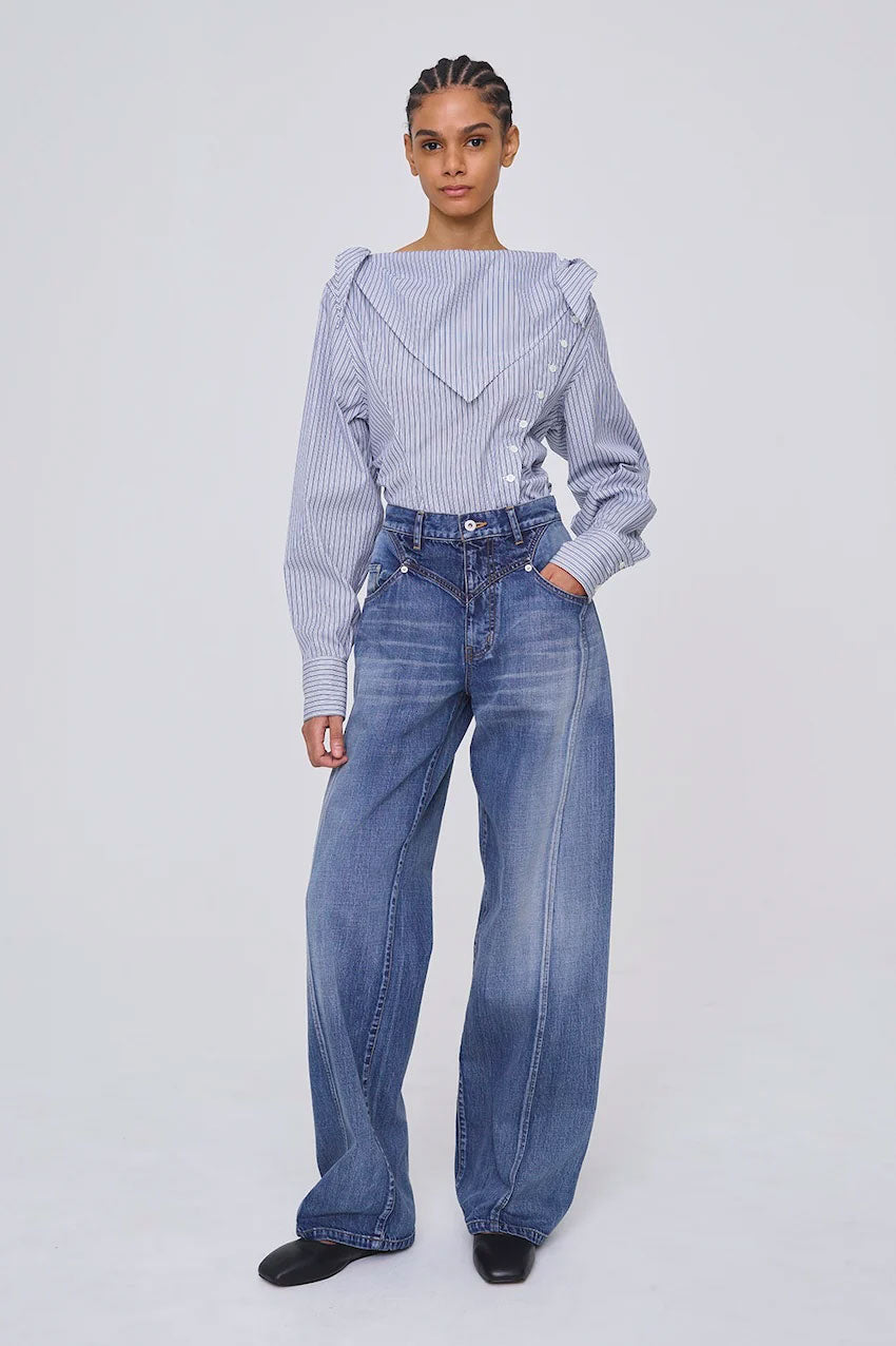 
                  
                    ORGANIC COTTON DENIM STRAIGHT JEANS
                  
                