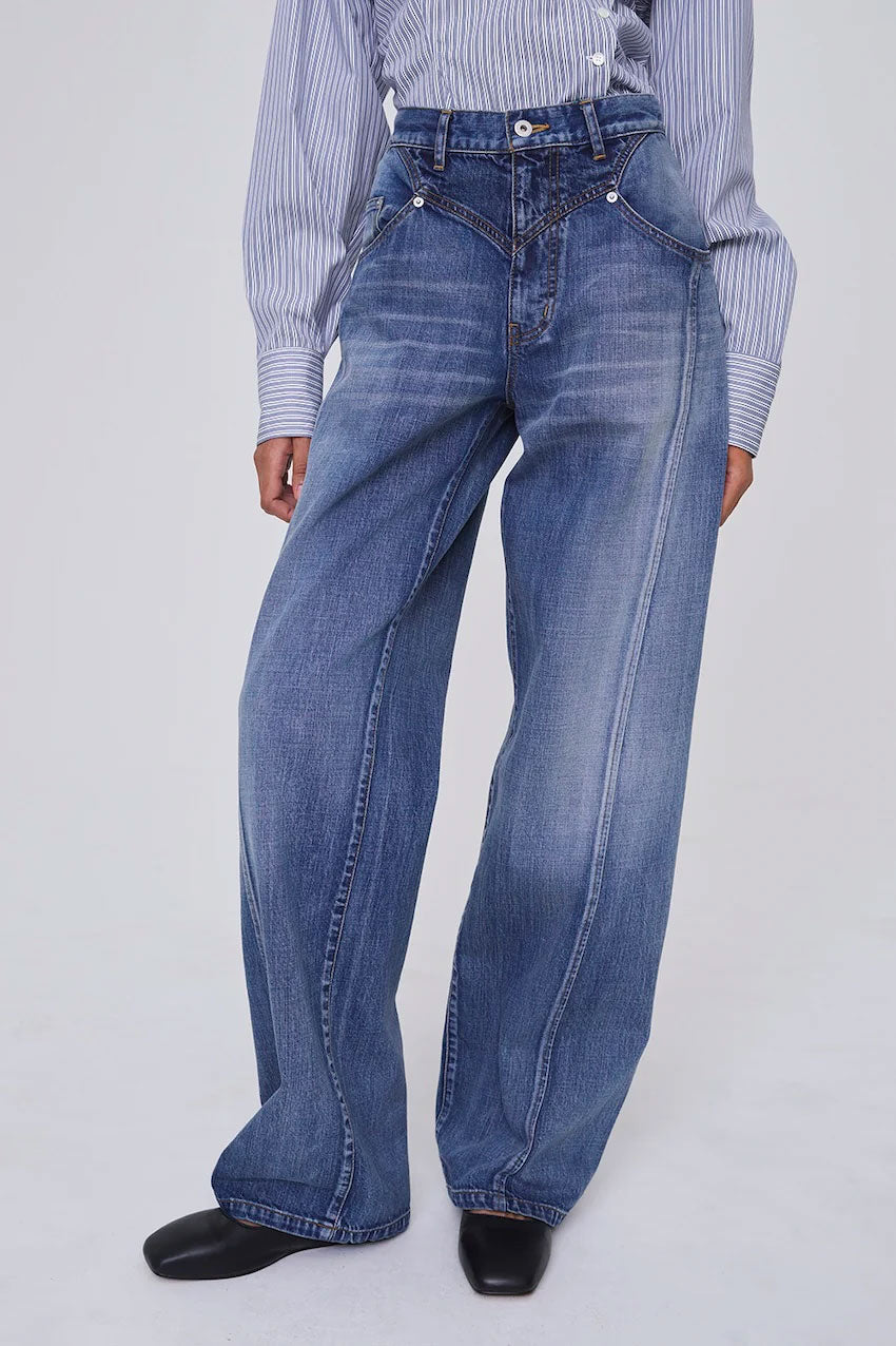 
                  
                    ORGANIC COTTON DENIM STRAIGHT JEANS
                  
                