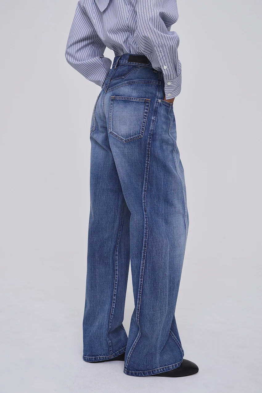 
                  
                    ORGANIC COTTON DENIM STRAIGHT JEANS
                  
                