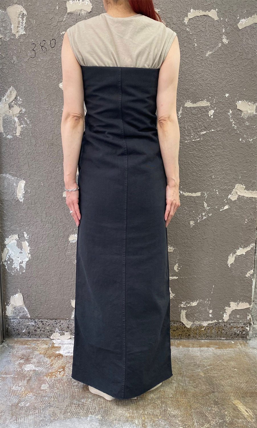 
                  
                    THIN CANVAS SNAP DRESS -BLACK-
                  
                