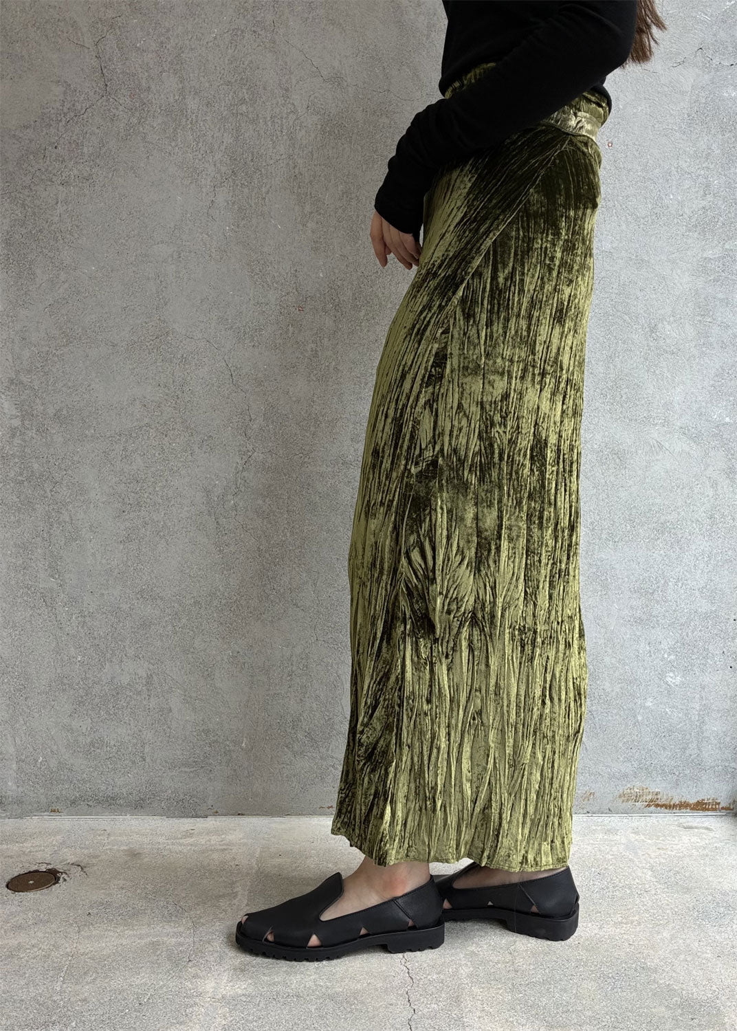 
                  
                    SILK VELVET WRAP SKIRT
                  
                
