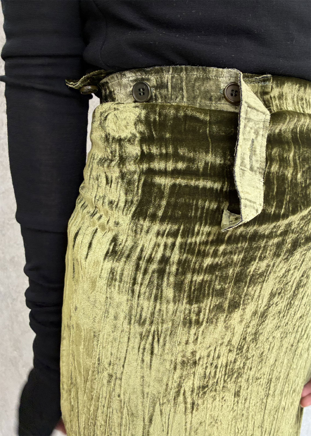 
                  
                    SILK VELVET WRAP SKIRT
                  
                