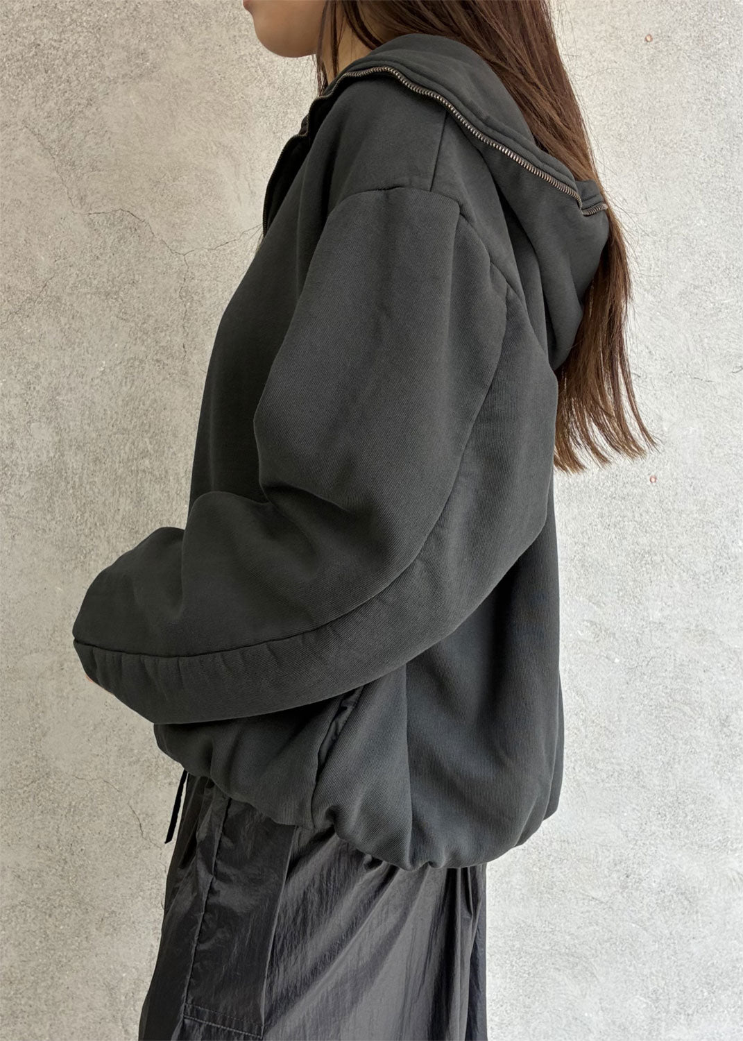 
                  
                    FLEECE HOODED ZIPPER JACKET
                  
                
