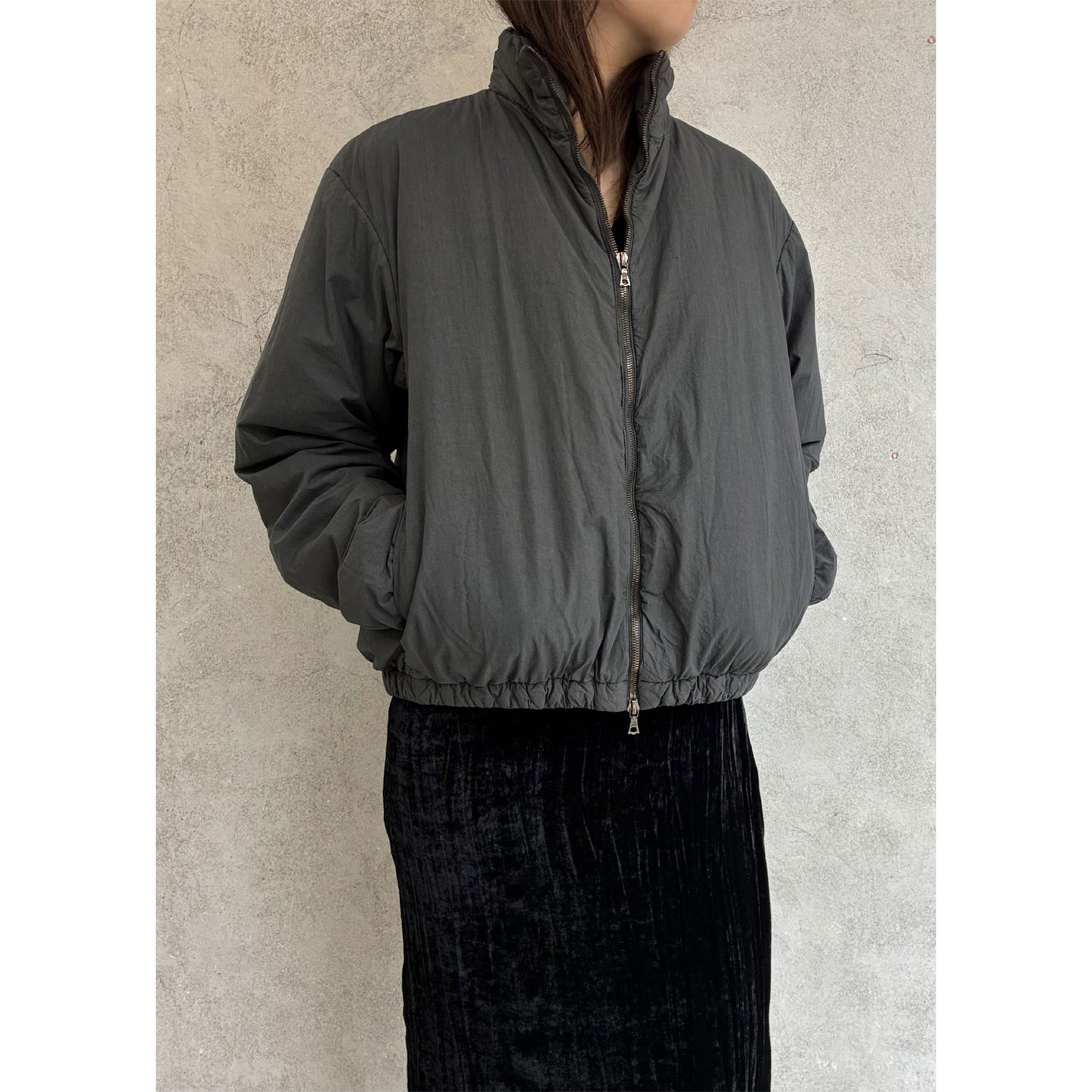 
                  
                    POPLINE PADDED JACKET
                  
                