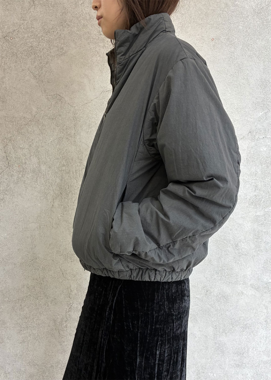 
                  
                    POPLINE PADDED JACKET
                  
                