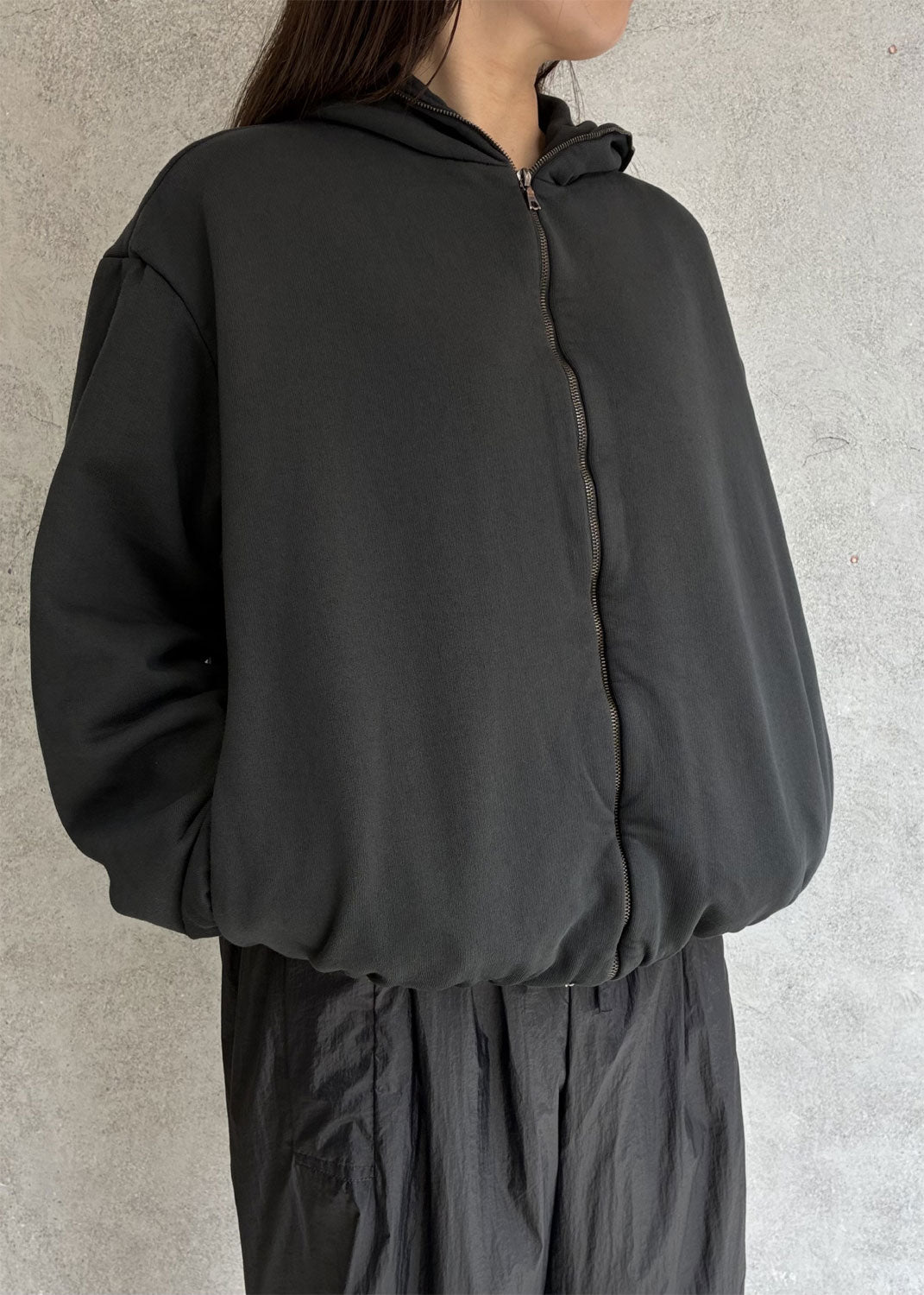 
                  
                    FLEECE HOODED ZIPPER JACKET
                  
                