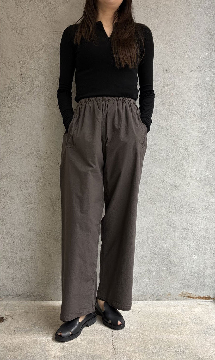 
                  
                    POPLINE DOUBLE FLAP POCKET TROUSERS
                  
                