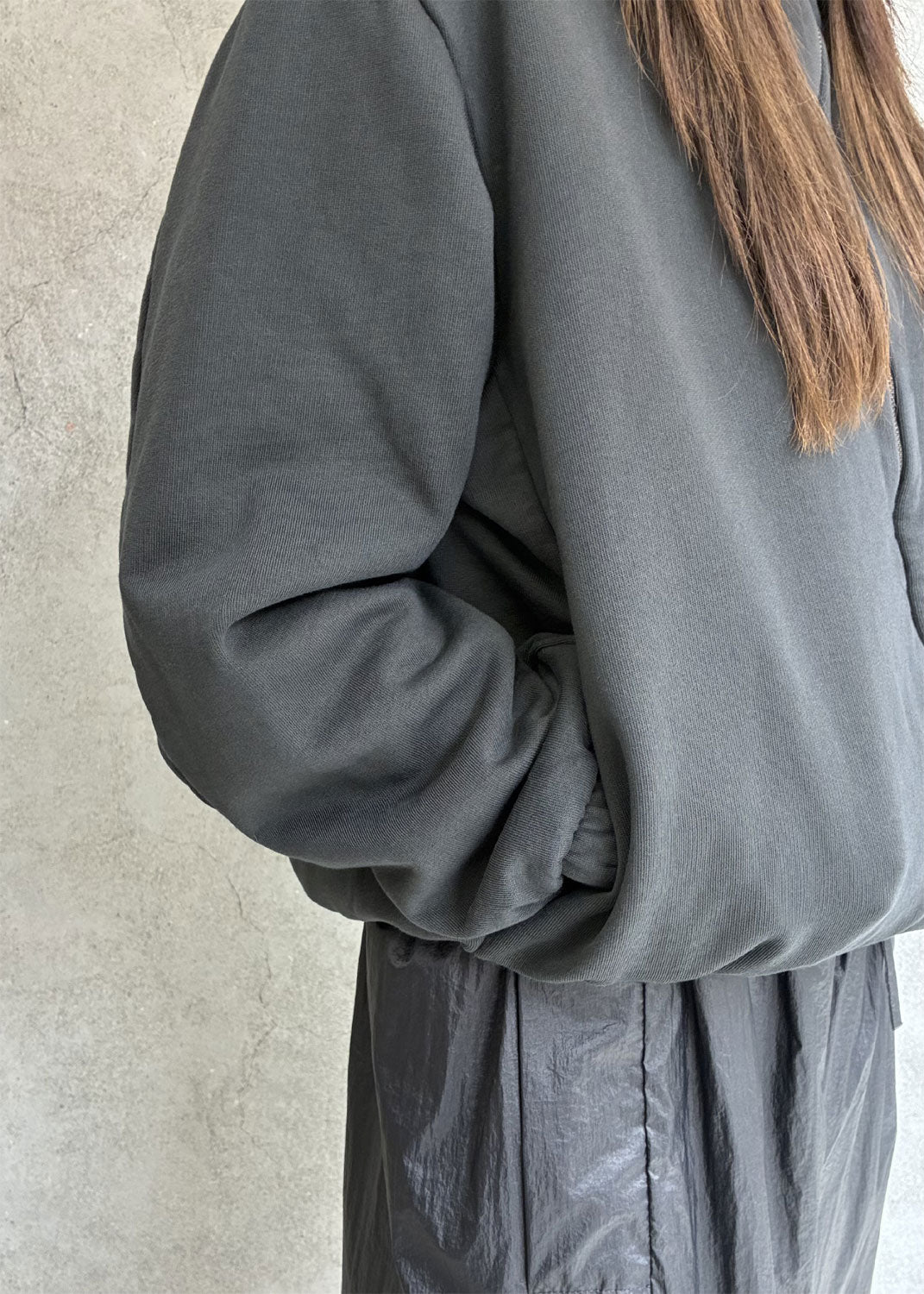 
                  
                    FLEECE HOODED ZIPPER JACKET
                  
                