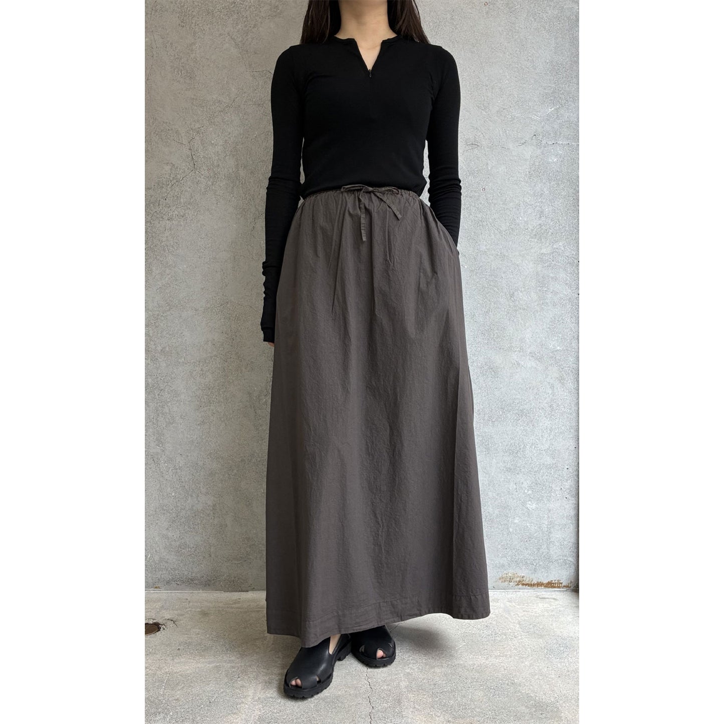 
                  
                    POPLINE OVERSIZED SKIRT
                  
                