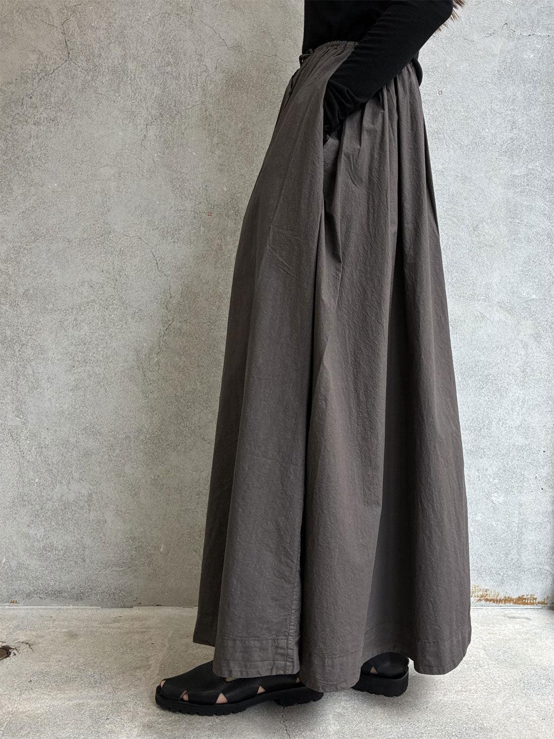 
                  
                    POPLINE OVERSIZED SKIRT
                  
                
