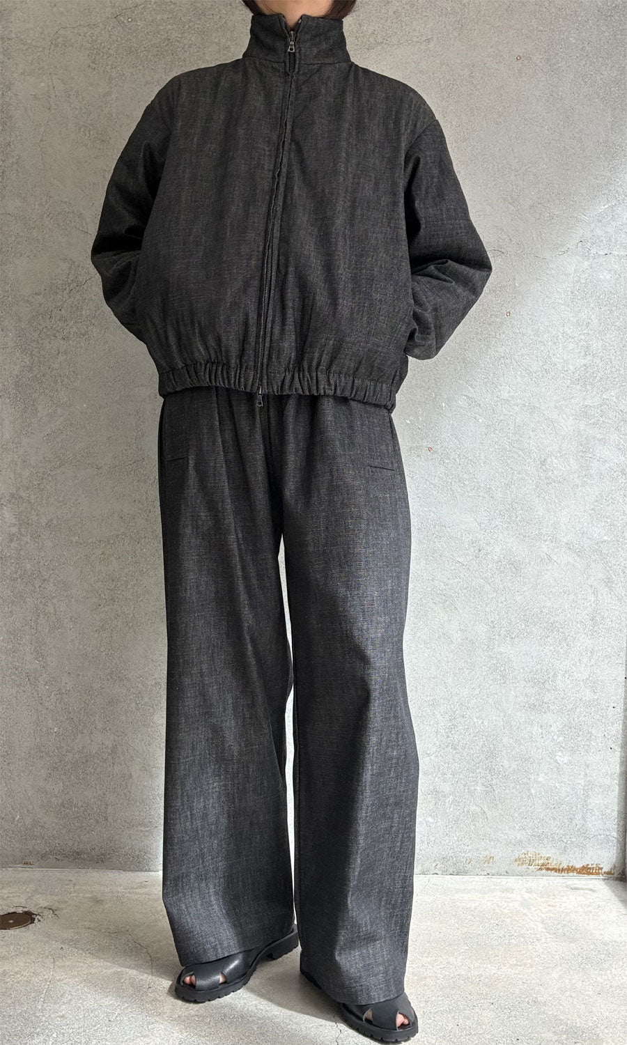 
                  
                    DENIM PADDED JACKET
                  
                