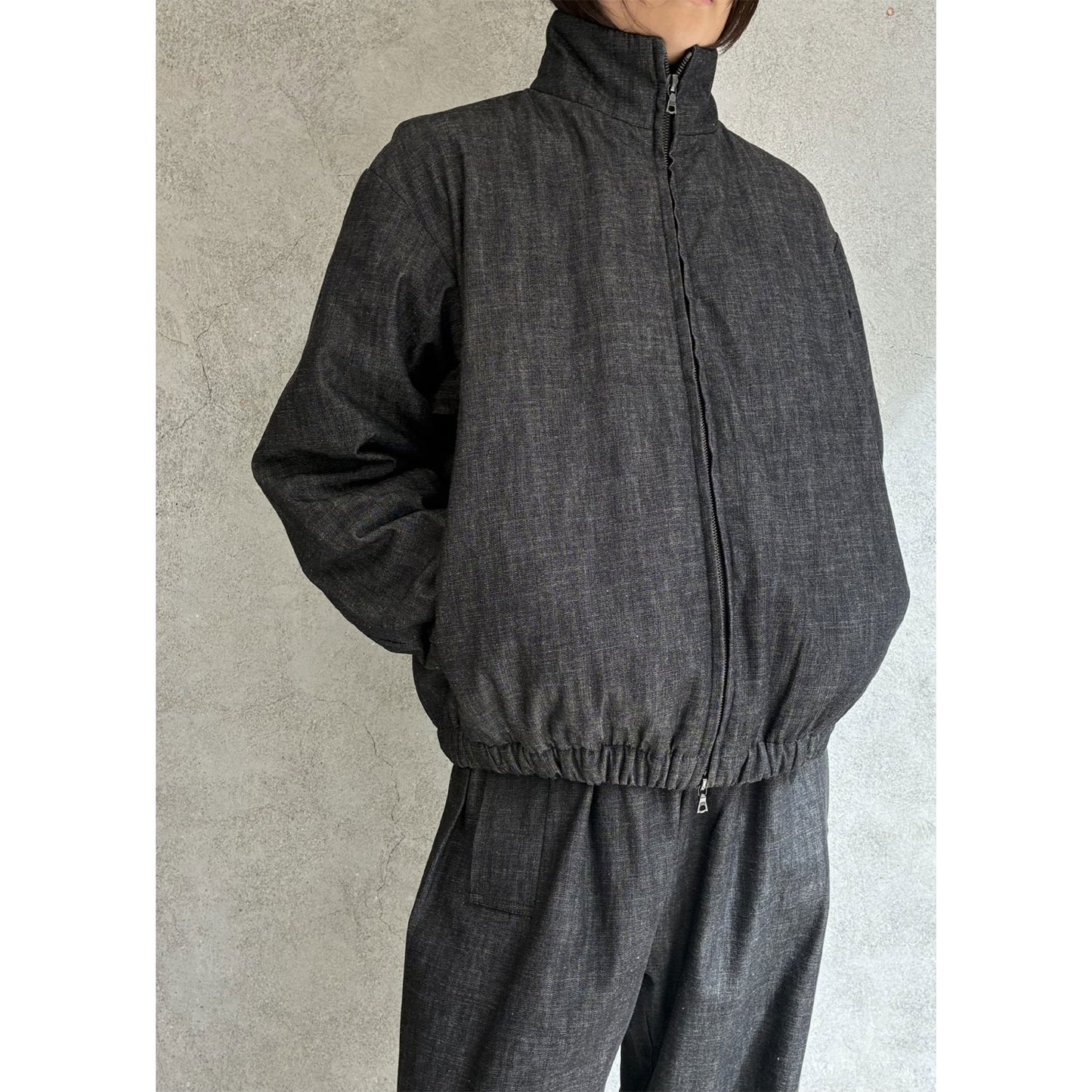 
                  
                    DENIM PADDED JACKET
                  
                