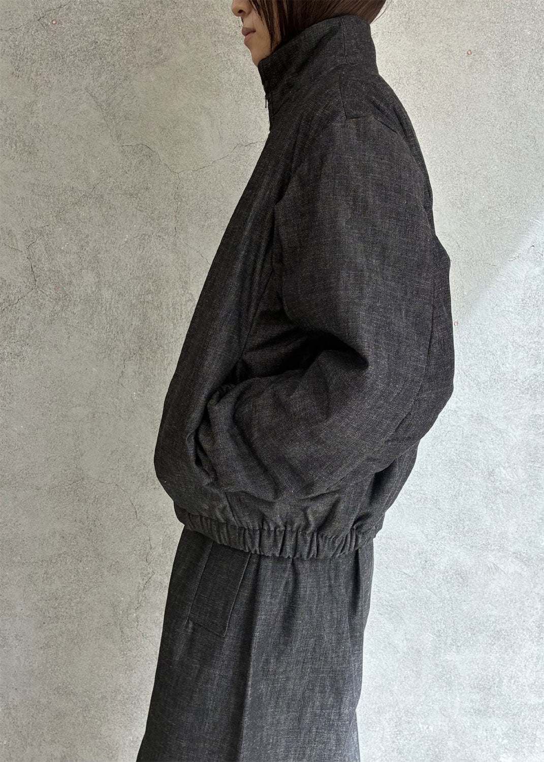 
                  
                    DENIM PADDED JACKET
                  
                