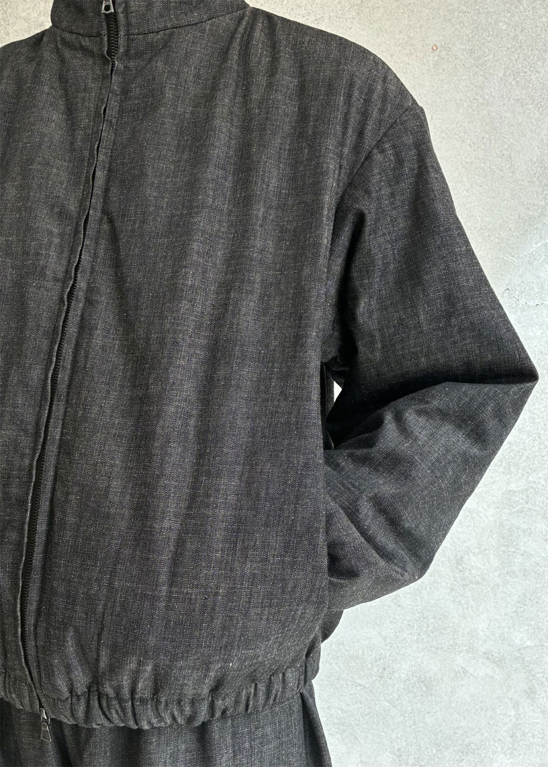
                  
                    DENIM PADDED JACKET
                  
                