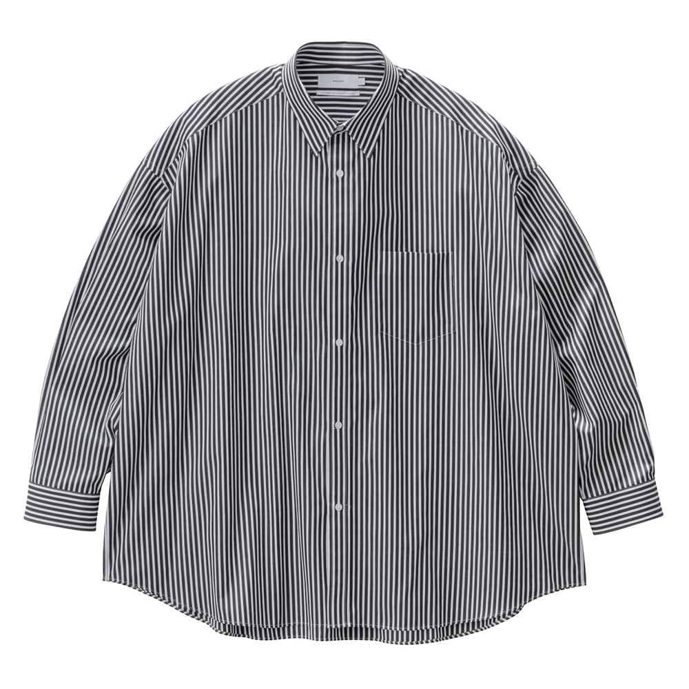 HIGH COUNT REGULAR COLLAR ROUND CUT OVERSIZED SHIRT