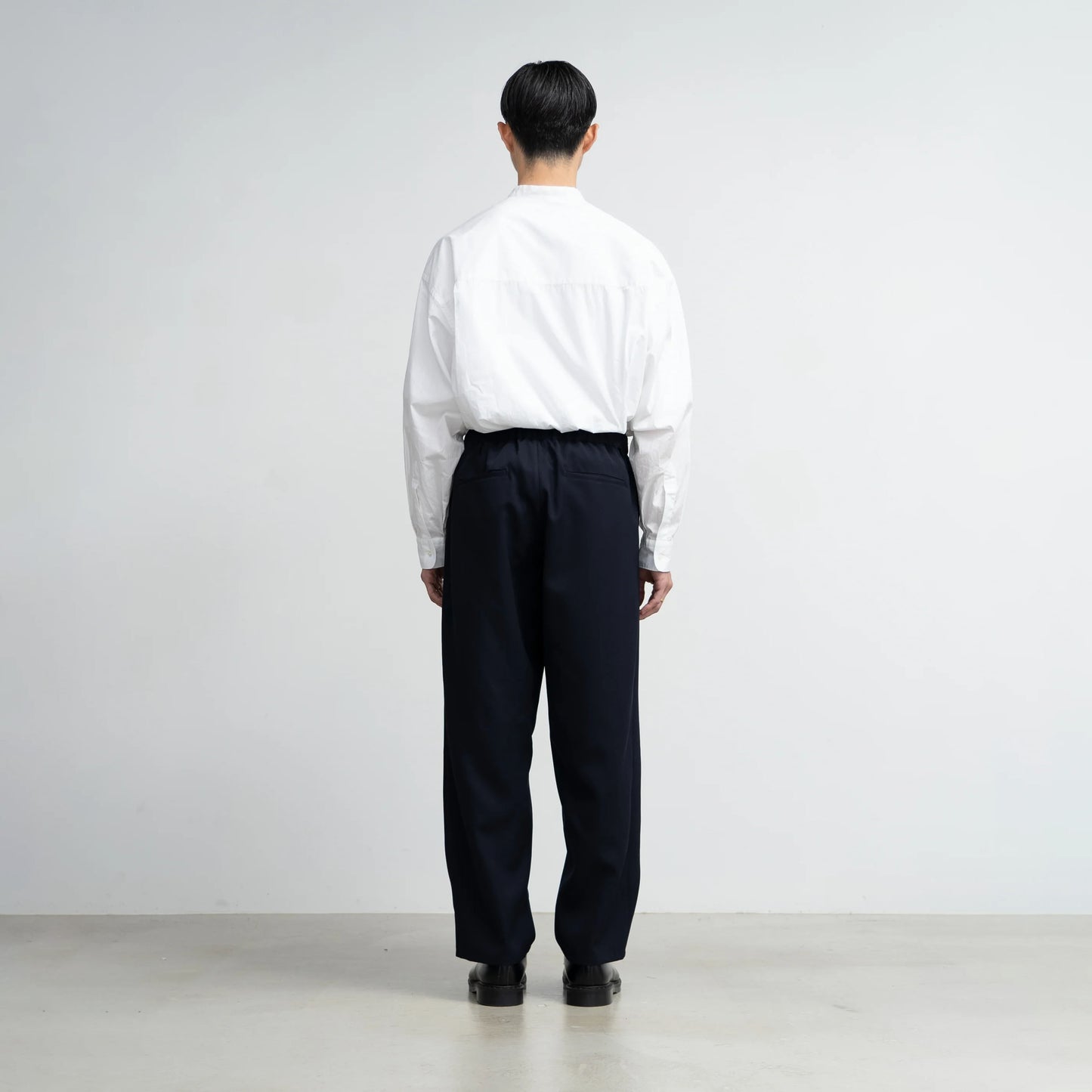 
                  
                    SCALE OFF WOOL SLIM WAISTED WIDE TAPERED CHEF PANTS
                  
                