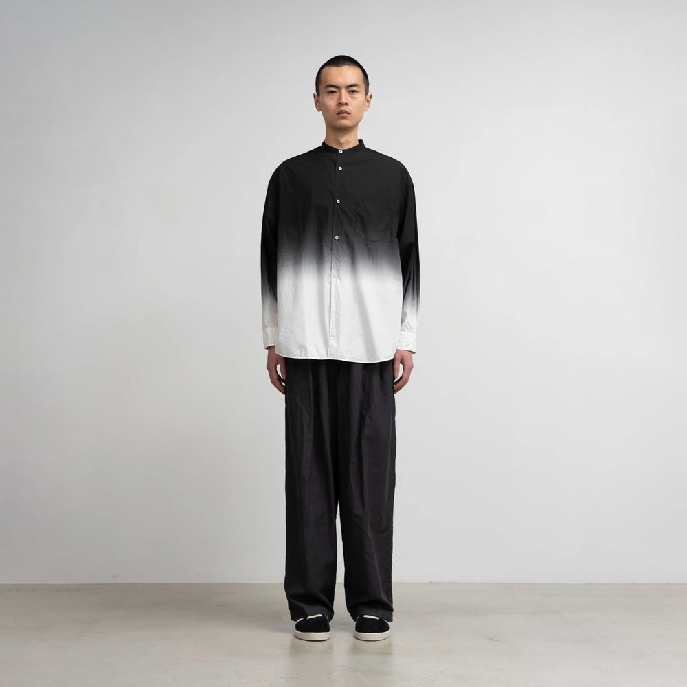 
                  
                    BROAD L/S OVERSIZED BAND COLLAR SHIRT
                  
                