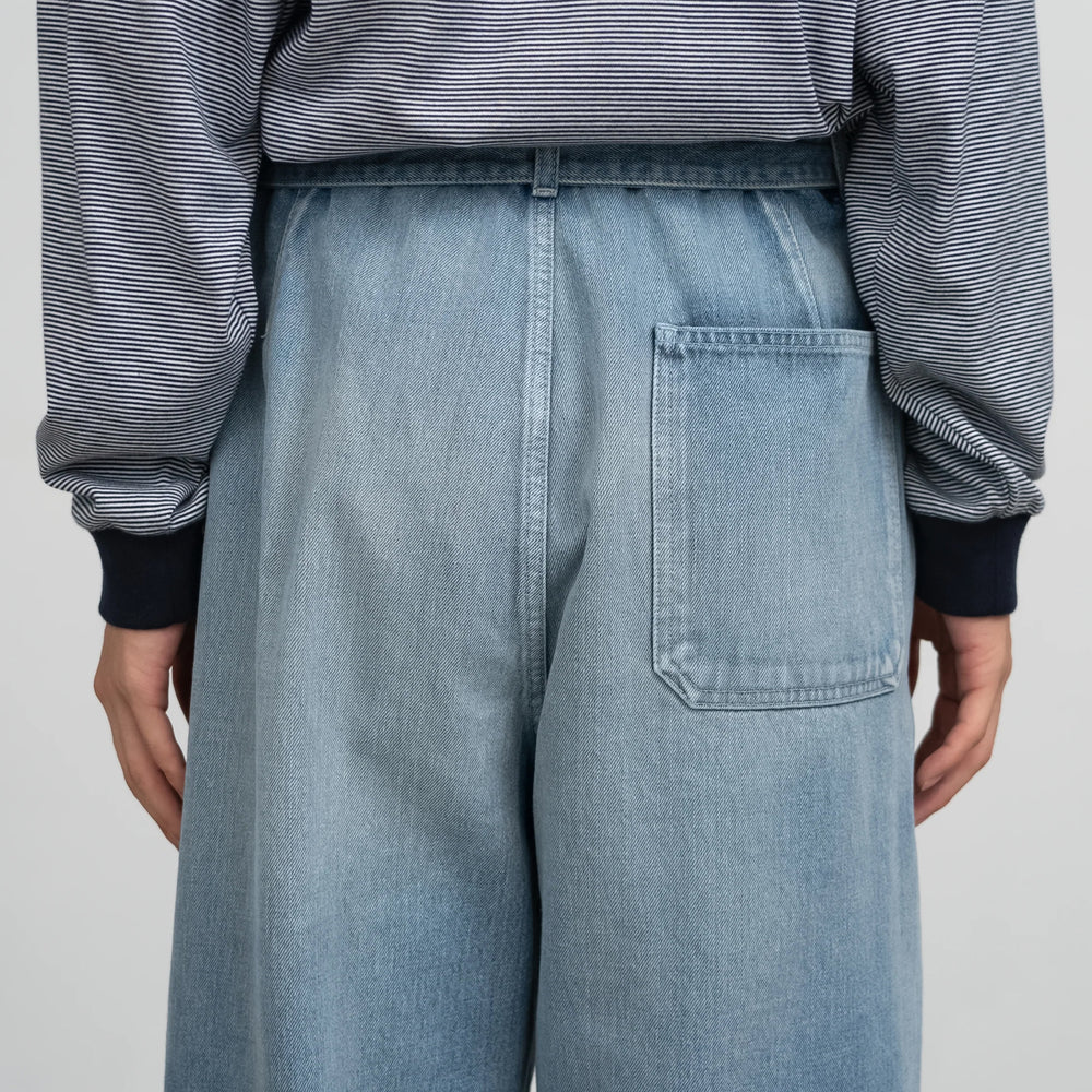 SELVAGE DENIM BELTED PANTS – OBLIGE