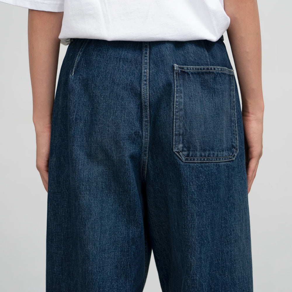 
                  
                    SELVAGE DENIM BELTED PANTS
                  
                