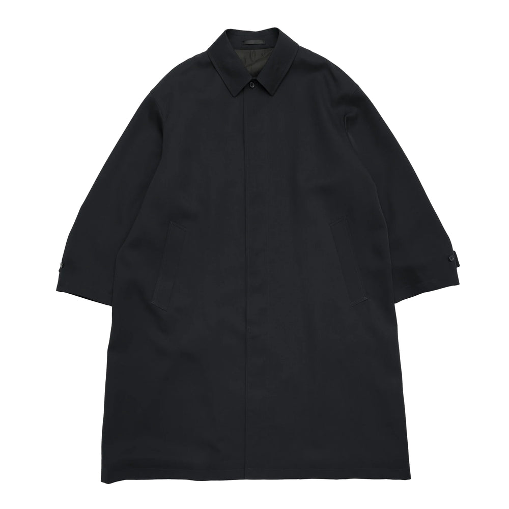 SCALE OFF WOOL BALMACAAN COAT