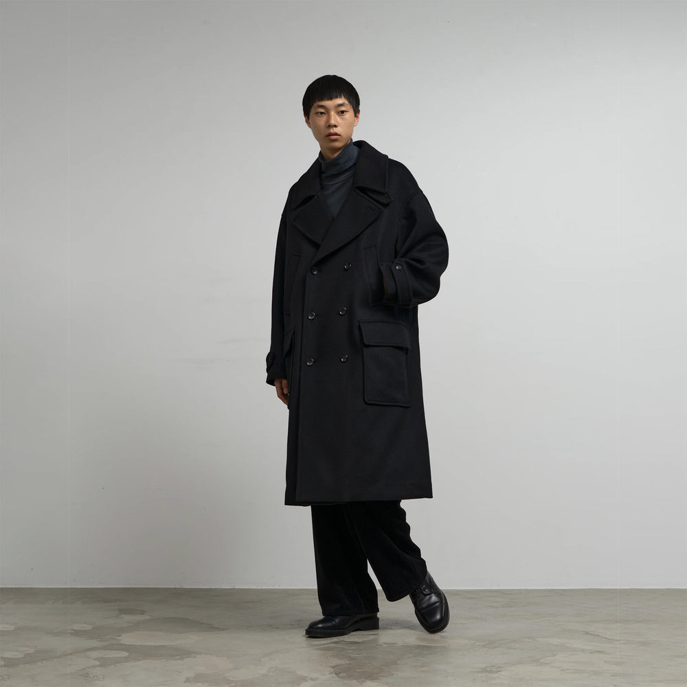 
                  
                    LIGHT MELTON PEA COAT
                  
                
