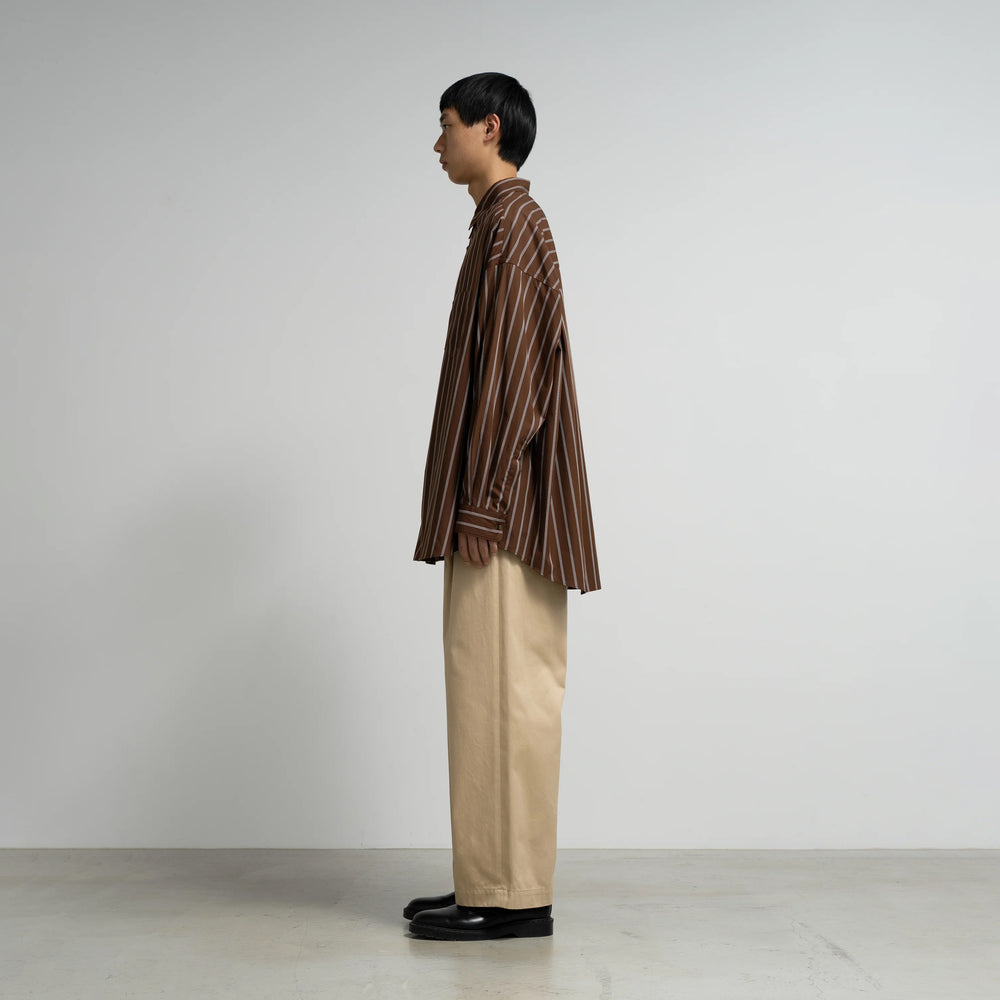 
                  
                    SIDOGRAS STRIPE L/S OVERSIZED REGULAR COLLAR SHIRT
                  
                