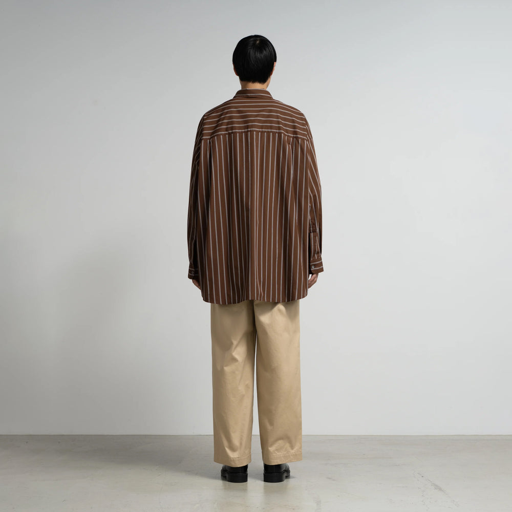 
                  
                    SIDOGRAS STRIPE L/S OVERSIZED REGULAR COLLAR SHIRT
                  
                