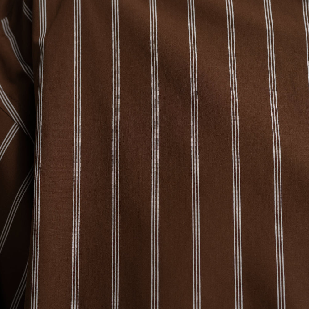 
                  
                    SIDOGRAS STRIPE L/S OVERSIZED BAND COLLAR SHIRT
                  
                