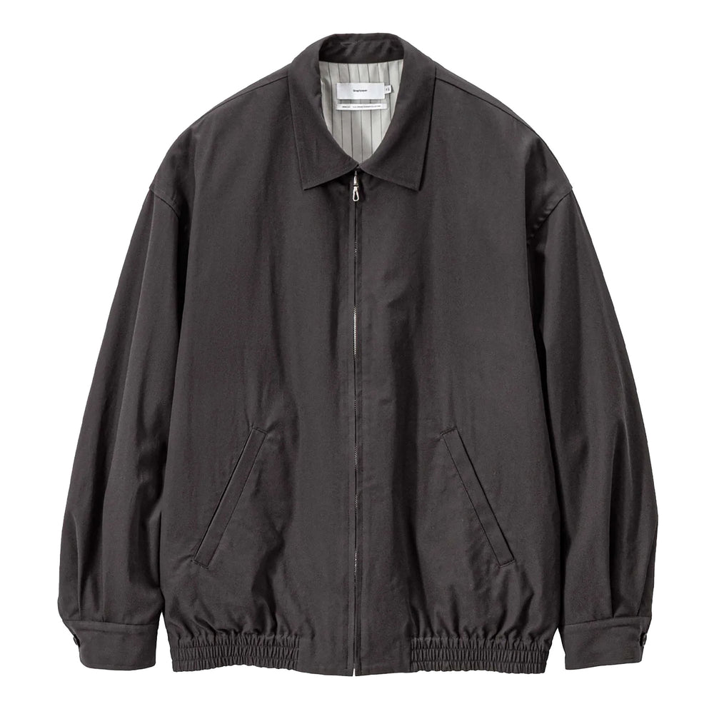 BRUSHED COTTON GABARDINE SWING TOP JACKET – OBLIGE