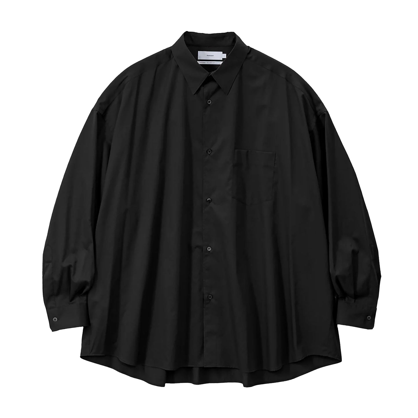 
                  
                    SILICON POPLIN OVERSIZED REGULAR COLLAR SHIRT
                  
                