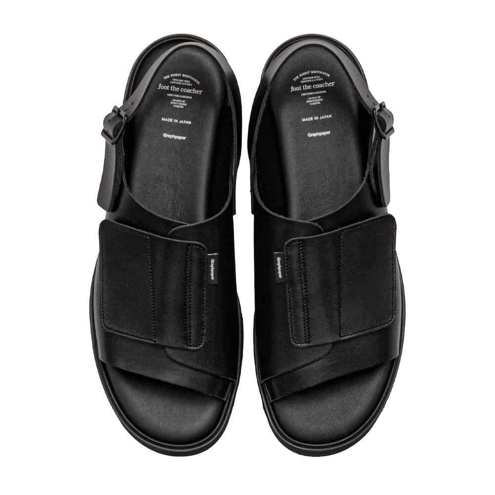 グラフペーパー×フットザコーチャー　ベルクロサンダル　US7 25cm foot the coacher for Graphpaper VELCRO SANDALS – OBLIGE