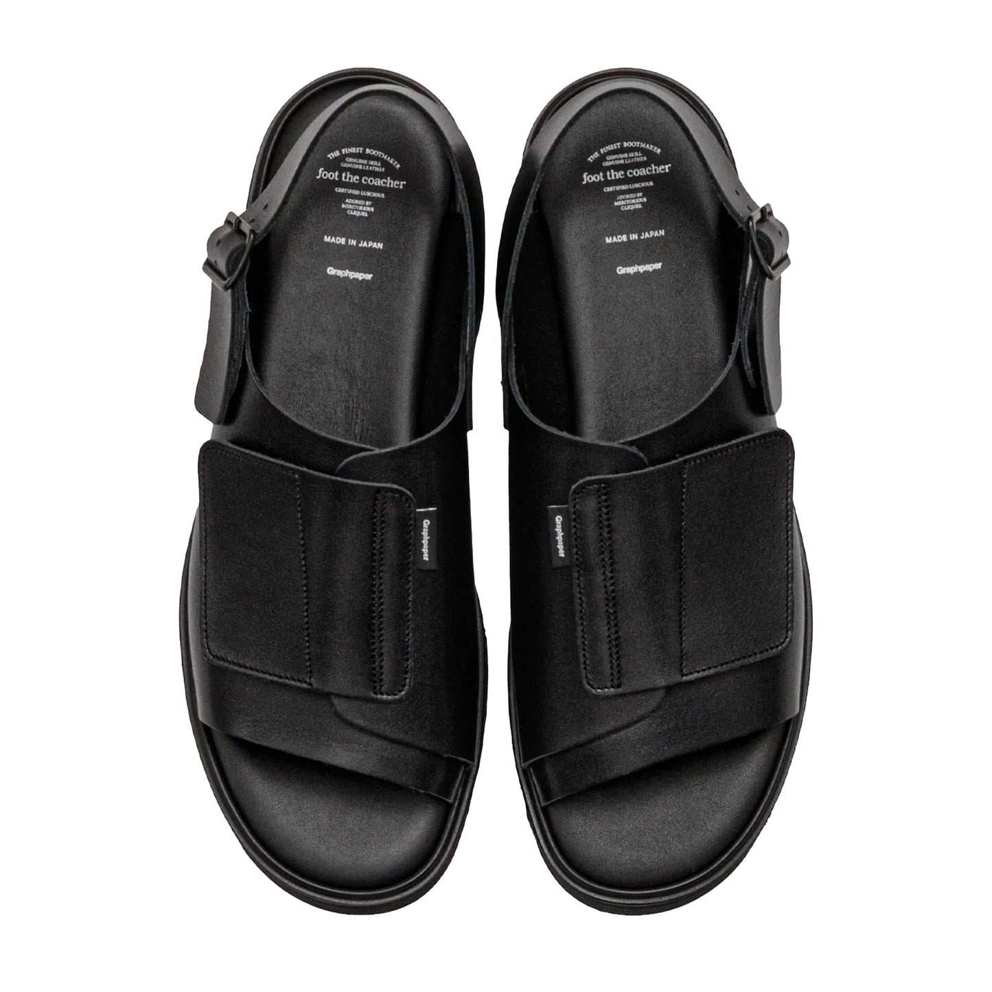 
                  
                    foot the coacher for Graphpaper VELCRO SANDALS
                  
                